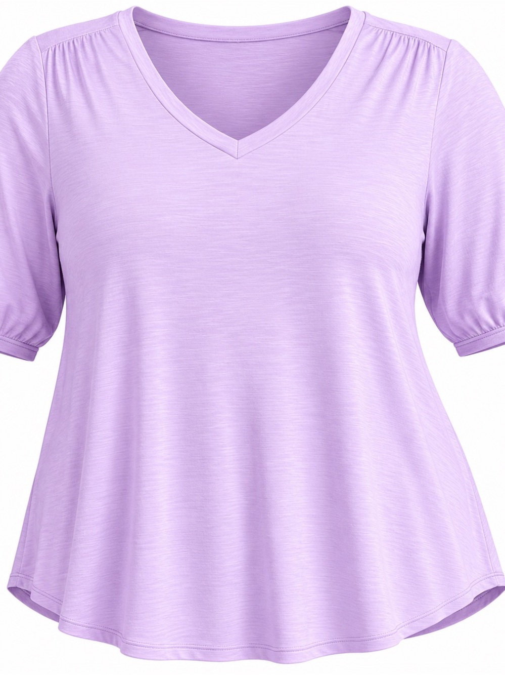 Women's Plus Size Torrid Slub Shirred Yoke V-Neck Tee Size 3 (22/24W) NWT